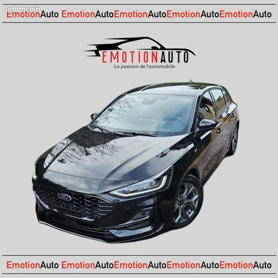 Ford Focus 1.0l MHV 125 ch ST LINE Noir - 1