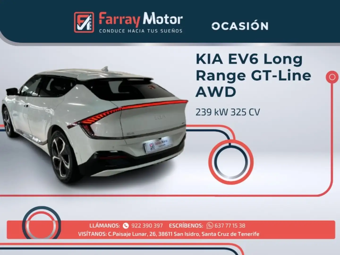 Kia EV6 Long Range GT-Line AWD 239kW Blanc - 2