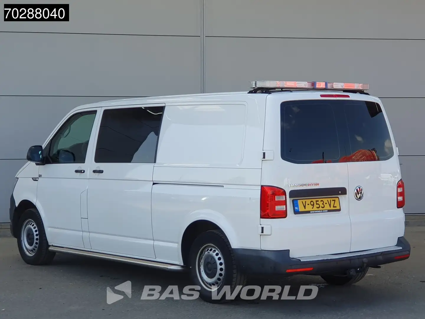 Volkswagen Transporter 150PK Dubbel Cabine Automaat L2H1 Navi Trekhaak Ai Wit - 2