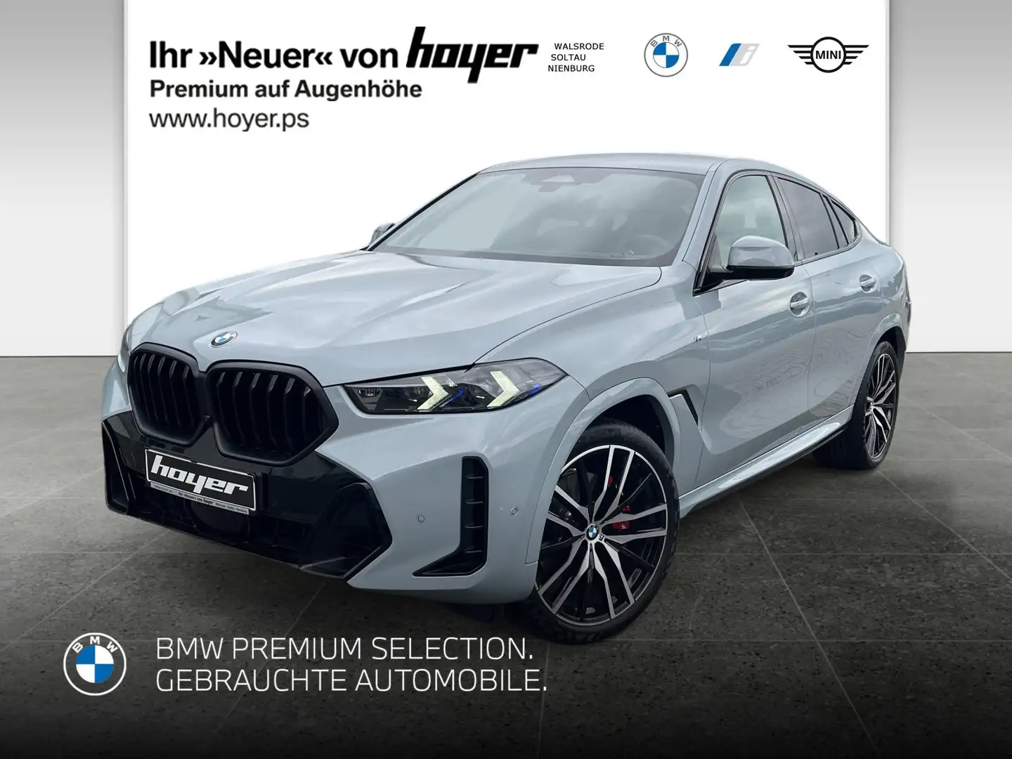 BMW X6 xDrive30d M Sport Sportpaket Gestiksteuerung Grau - 1