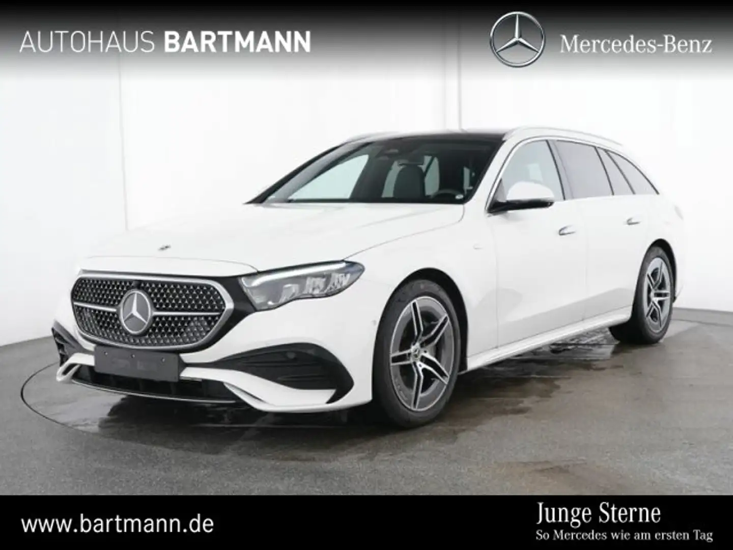 Mercedes-Benz E 300 E 300 e T AMG+PANO+360°+ AHK+LED+DISTRONIC+TOTWI Weiß - 1