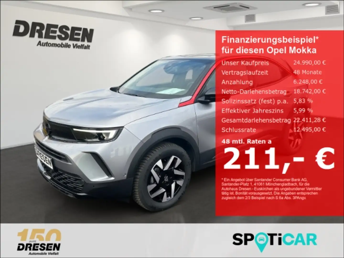 Opel Mokka 1.2 GS Line Automatik Sitzheizung/ACC/Navi/Allwett Grau - 1