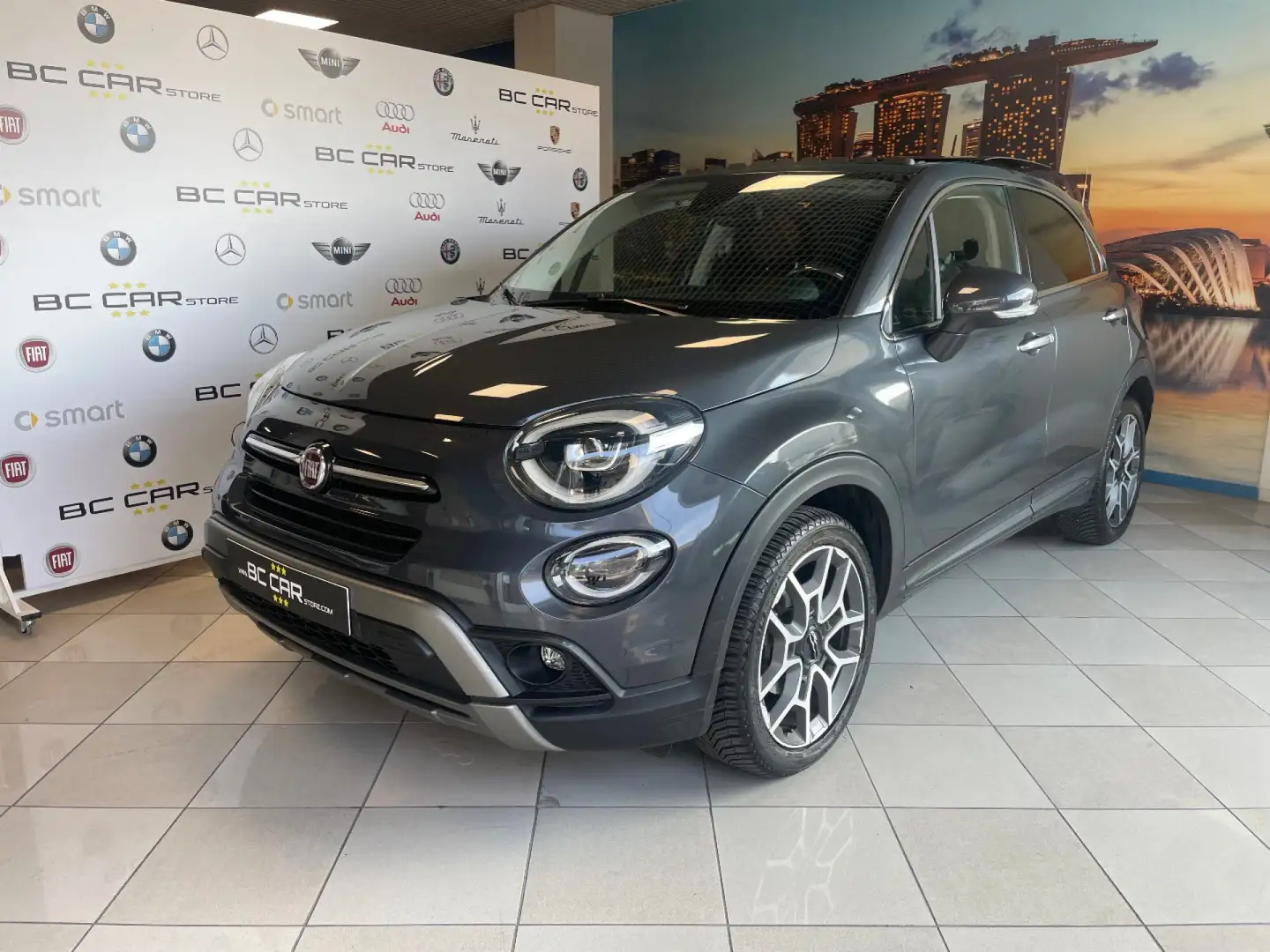 Fiat 500X 1.6 Mjt 120cv DCT *PELLE*TETTO*LED Gris - 1