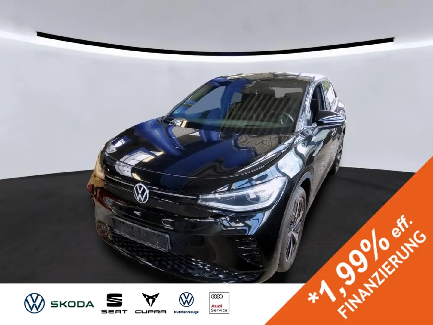 Volkswagen ID.5 GTX 82kWh 4M +AHK +IQ.Light +360° +HuD +ACC +APP Schwarz - 1