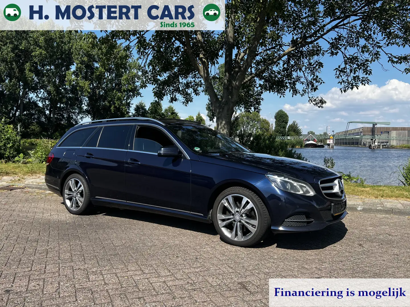 Mercedes-Benz E 300 Lange uitvoering BlueTEC HYBRID Avantgarde NL auto Blauw - 1