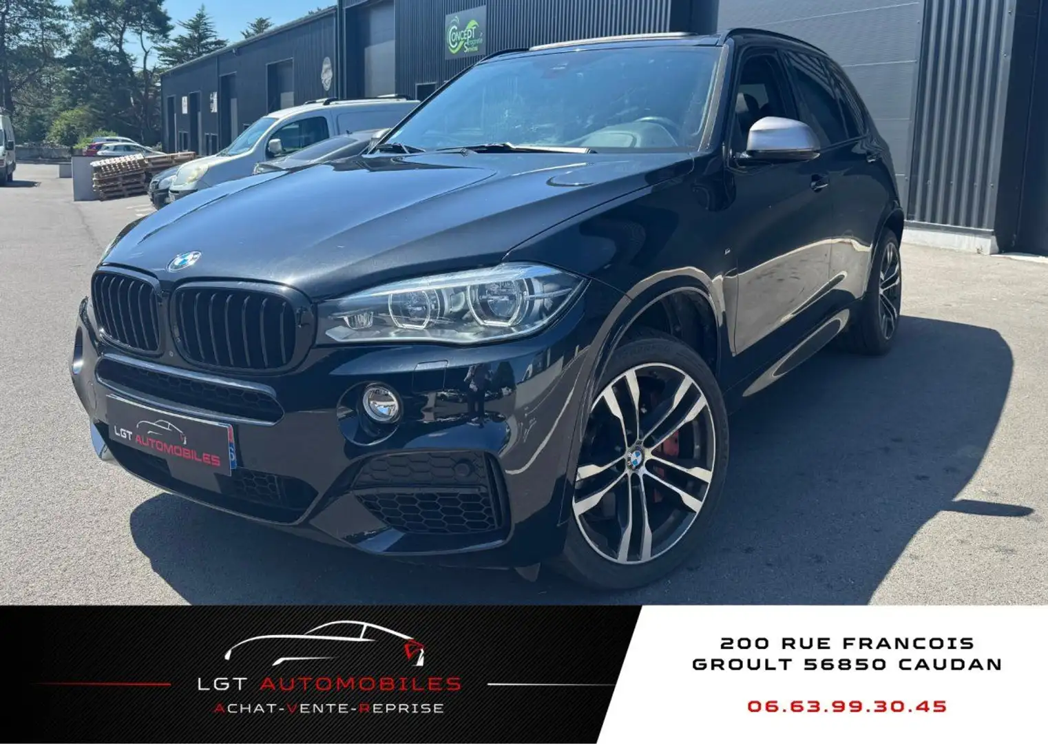 BMW X5 III (F15) M50d 381ch Noir - 1