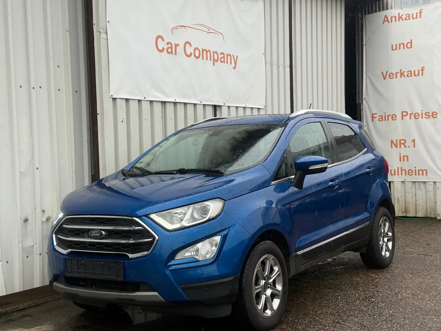 Ford EcoSport Titanium*1.Hand*Top Ausstattung*140PS*Schiebedach Blau - 1