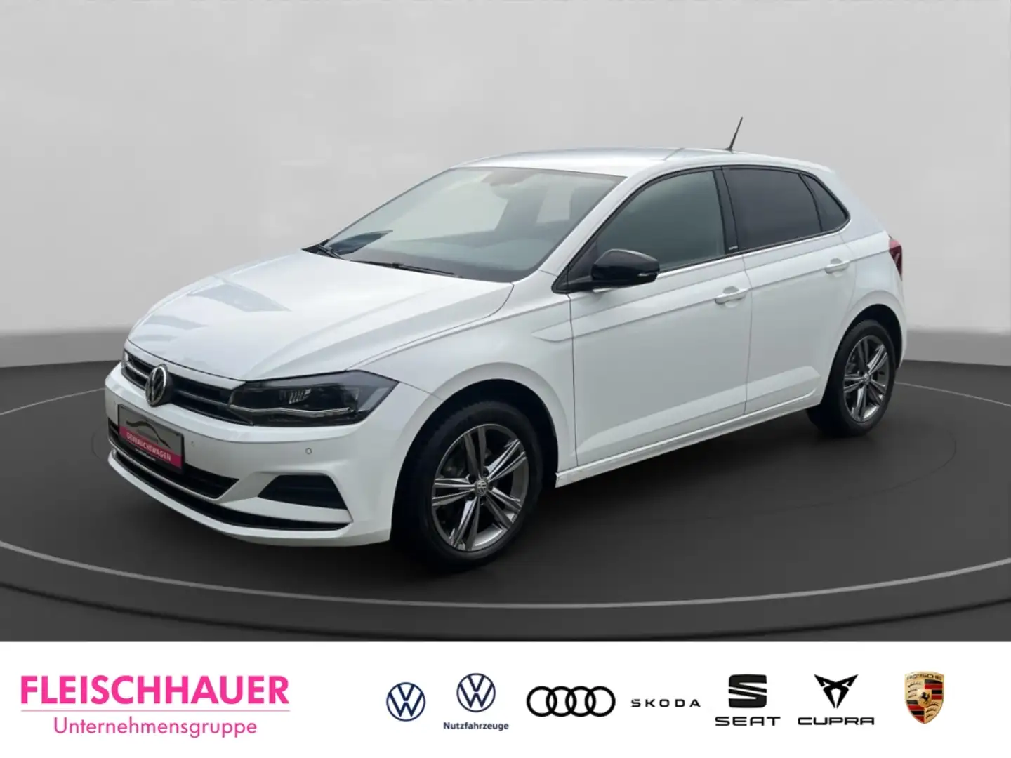 Volkswagen Polo VI 1.0 TSI United LED Einparkhilfe vor-hinten Weiß - 1
