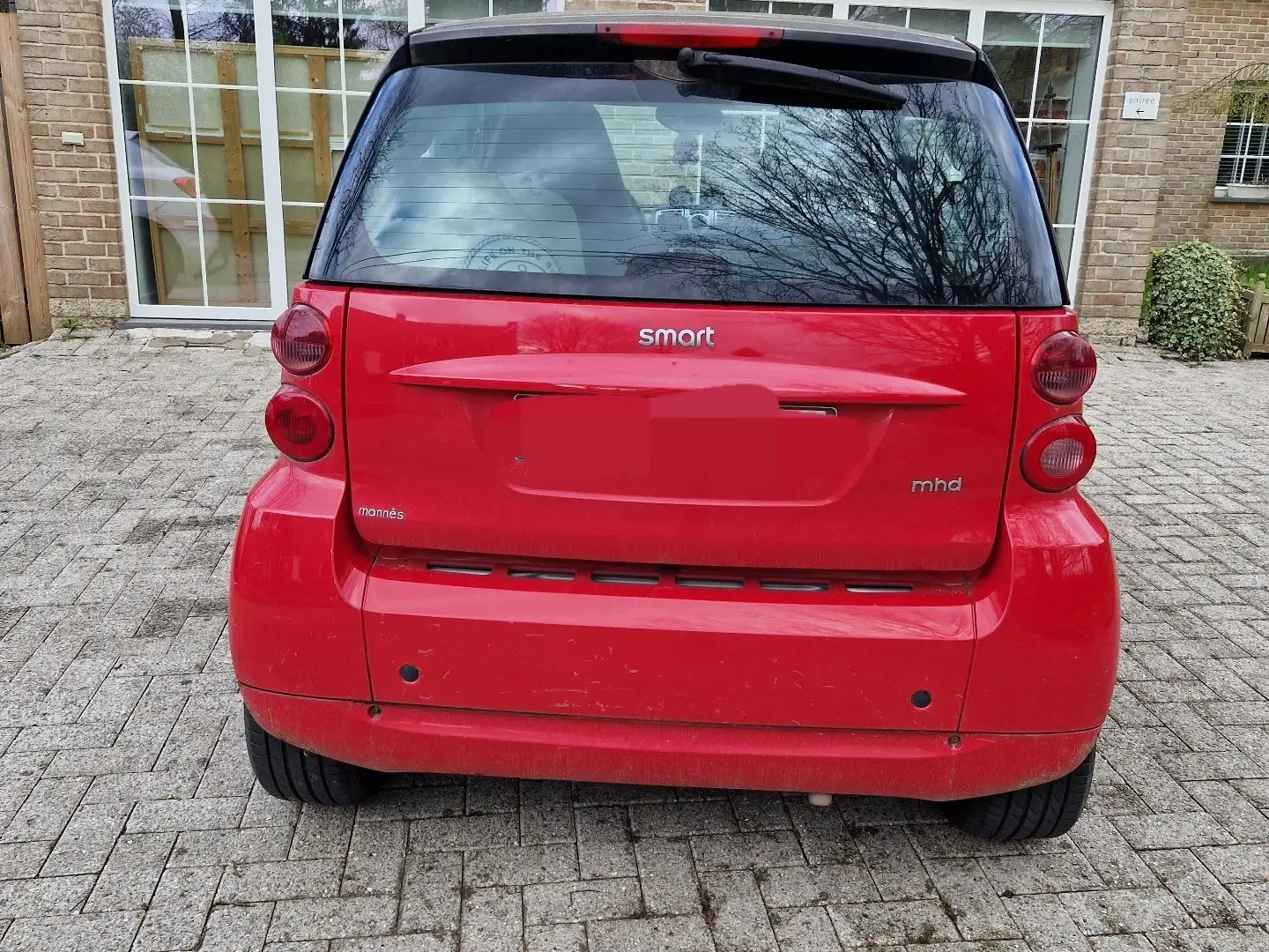 smart forTwo 1.0i Mhd Passion Softouch Rood - 2