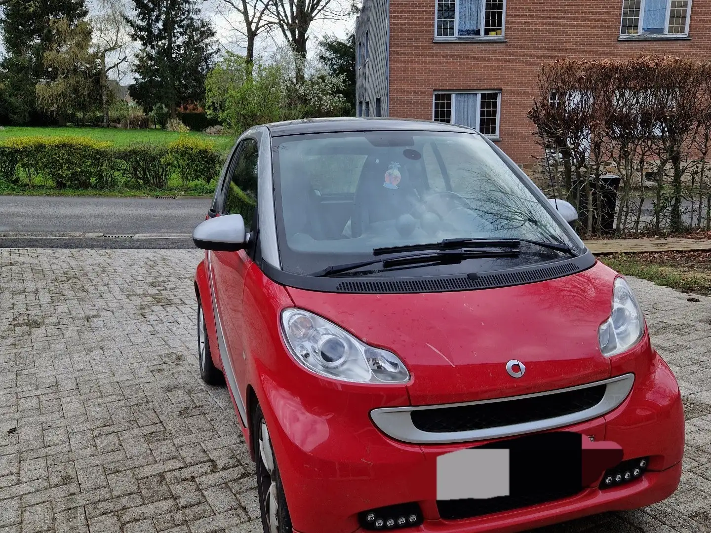 smart forTwo 1.0i Mhd Passion Softouch Rouge - 1