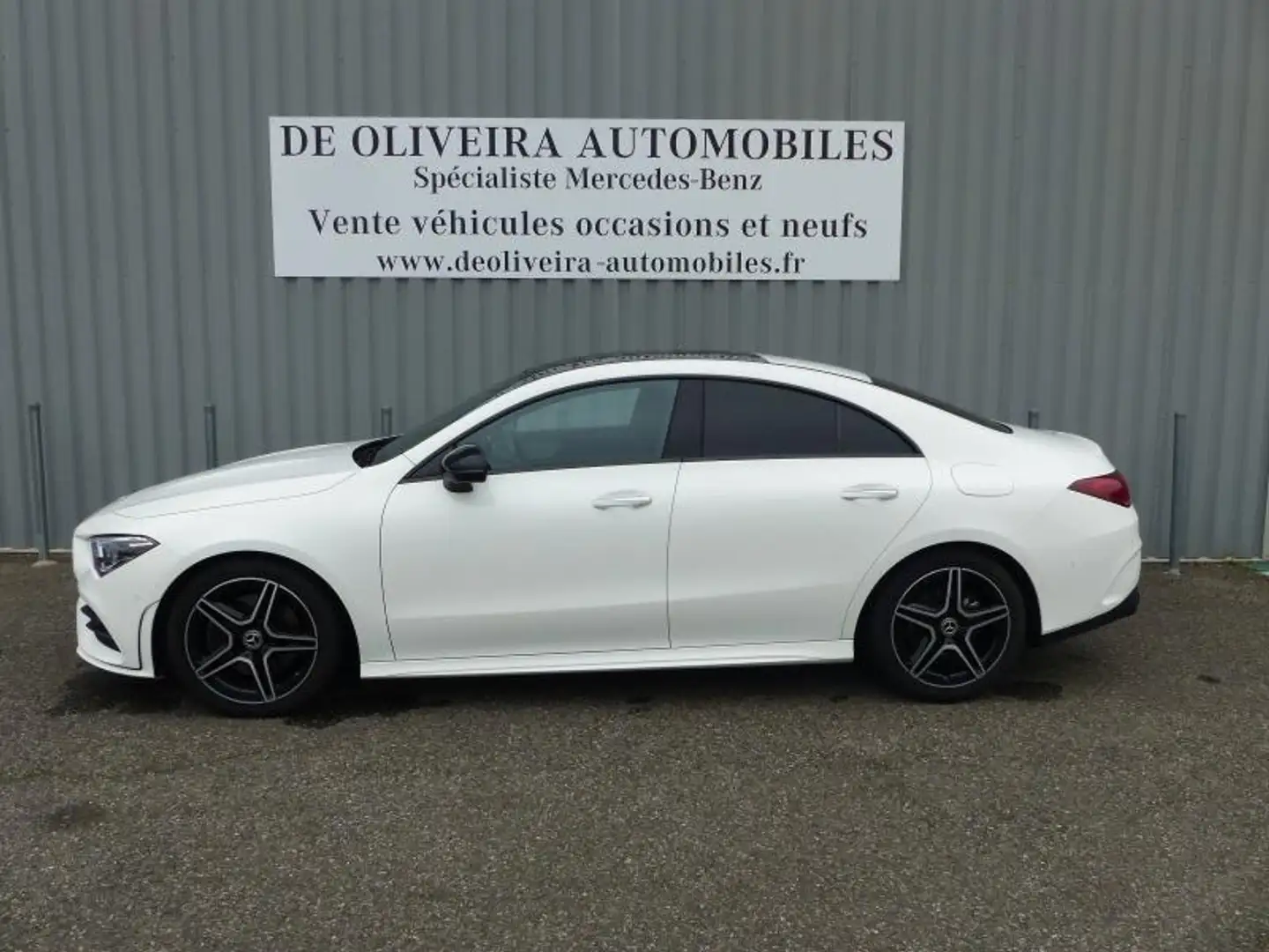 Mercedes-Benz CLA 200 200 d 150ch AMG Line 8G-DCT 8cv Blanc - 2