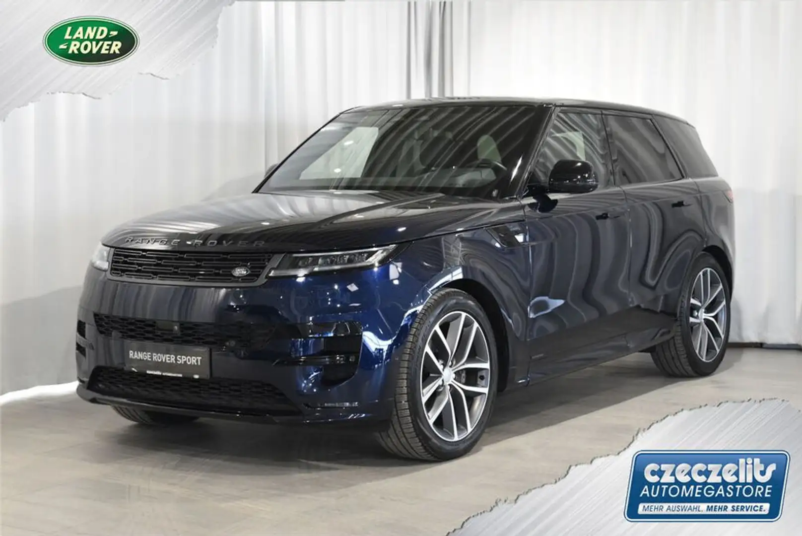 Land Rover Range Rover Sport 3,0 i6 P400 MHEV AWD Autobiograp Blau - 1