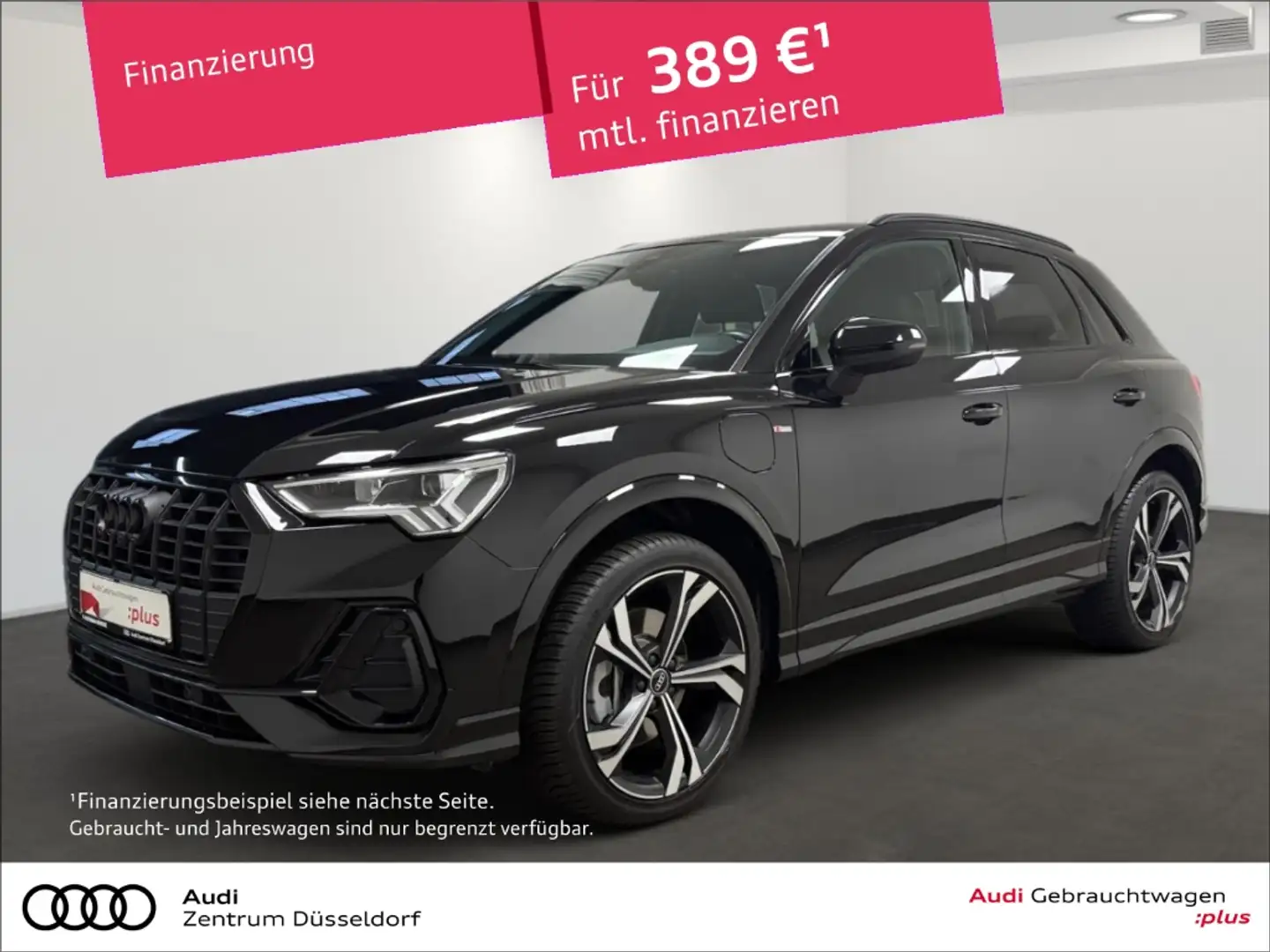 Audi Q3 45 TFSI e S line PANO MMI 360 AHK Schwarz - 1