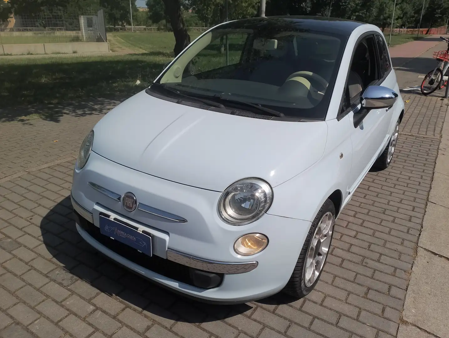 Fiat 500 1.3 mtj 75cv lounge Blau - 1