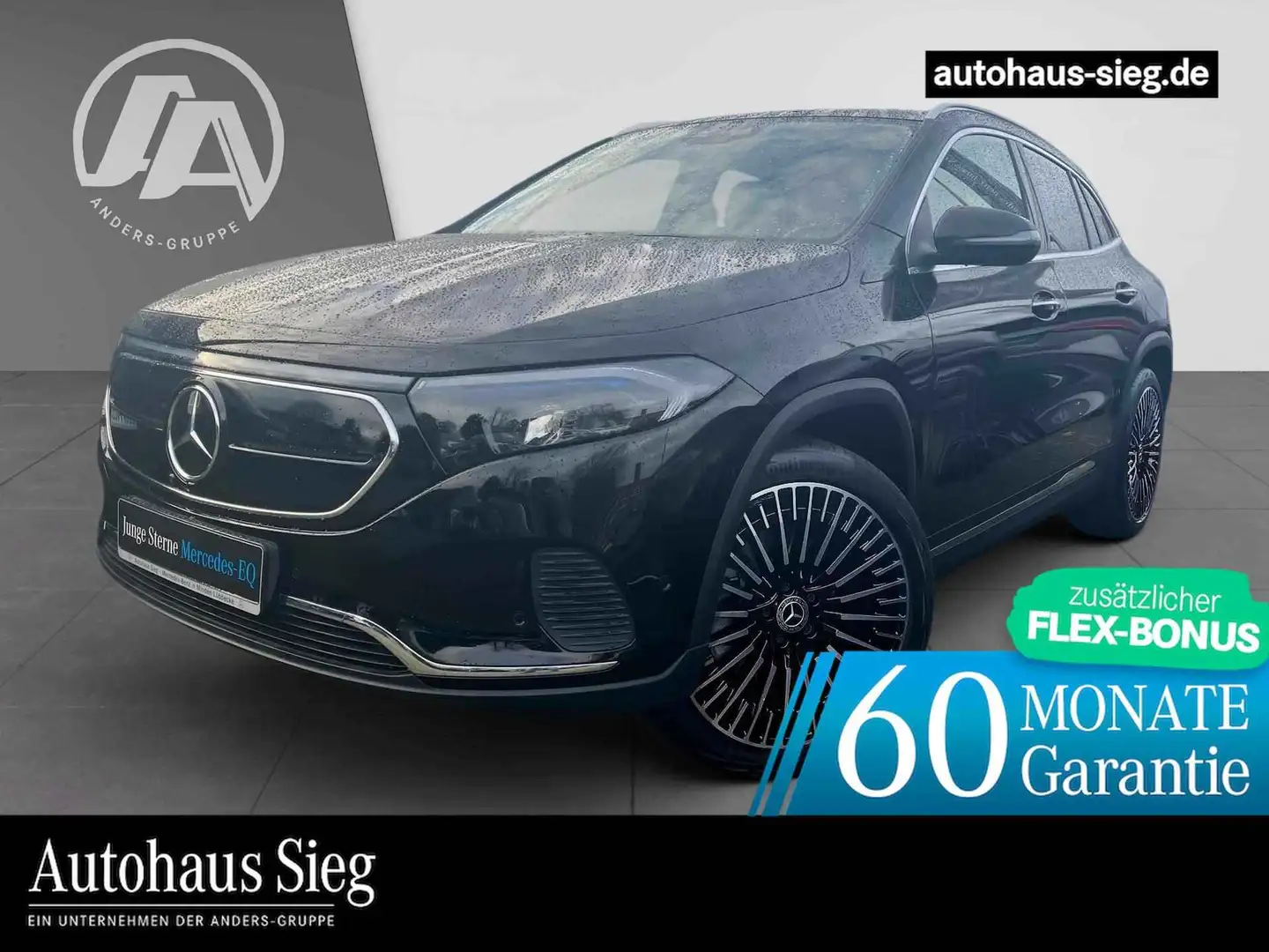 Mercedes-Benz EQA 250 Progressive+MBUX+Pano+Dist+36+AHK+20AMG Negru - 1