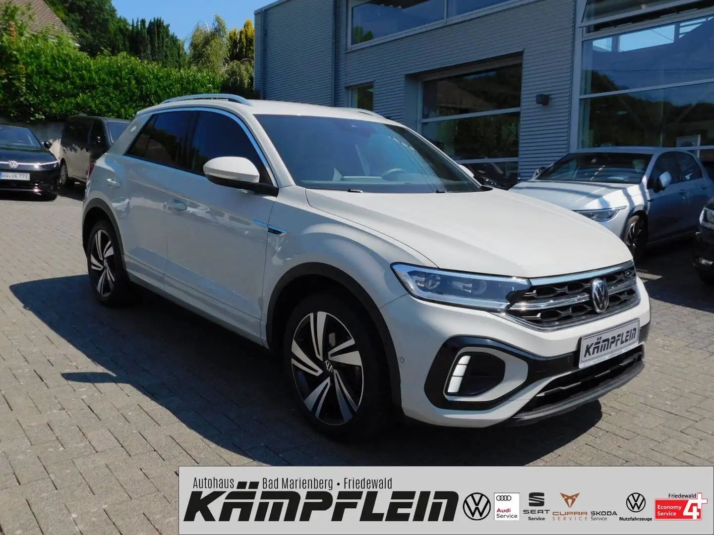 Volkswagen T-Roc R-Line 1.5TSI DSG AHK NAV CAM SH EASY OPEN Gris - 2