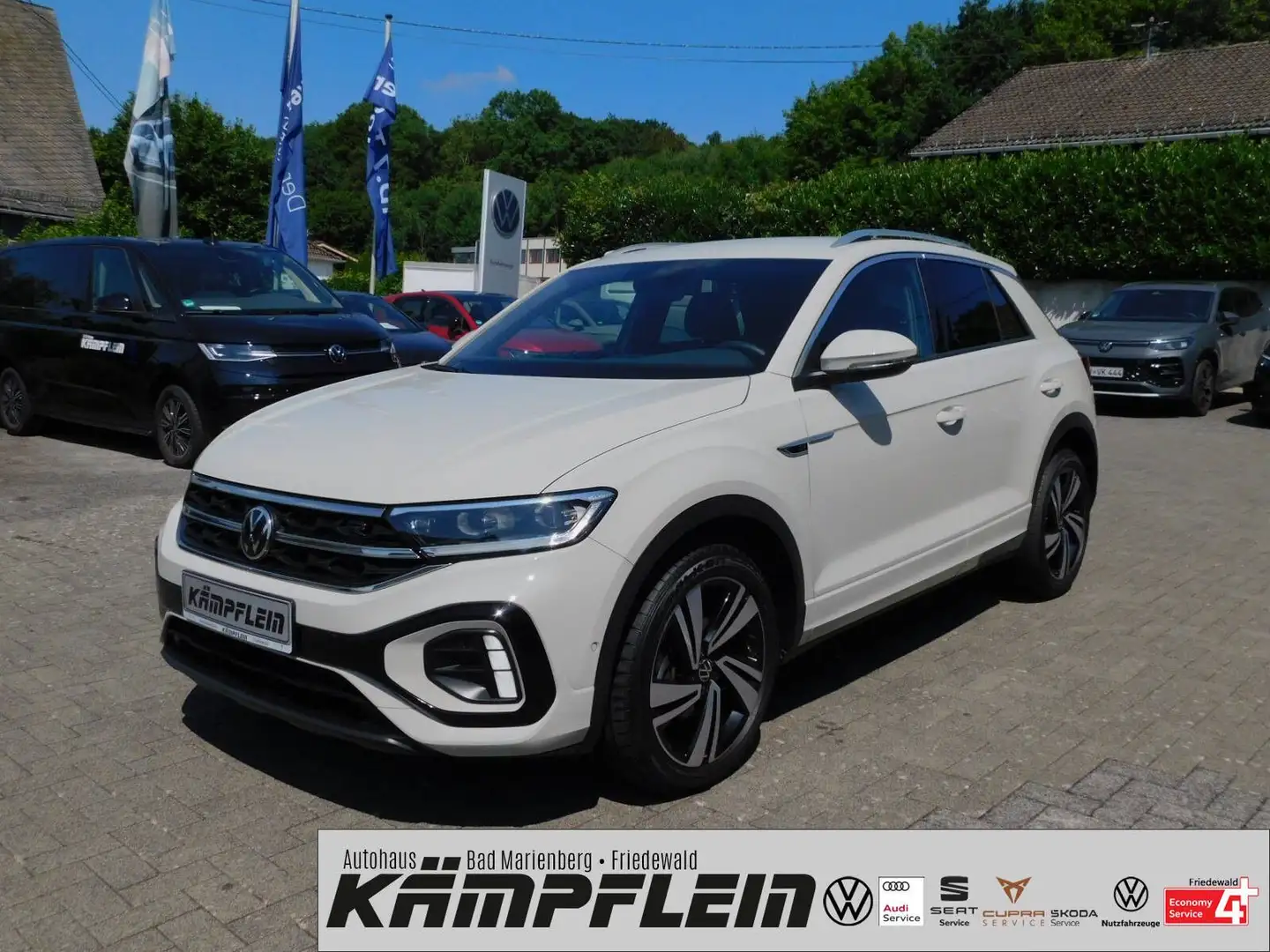 Volkswagen T-Roc R-Line 1.5TSI DSG AHK NAV CAM SH EASY OPEN Gris - 1