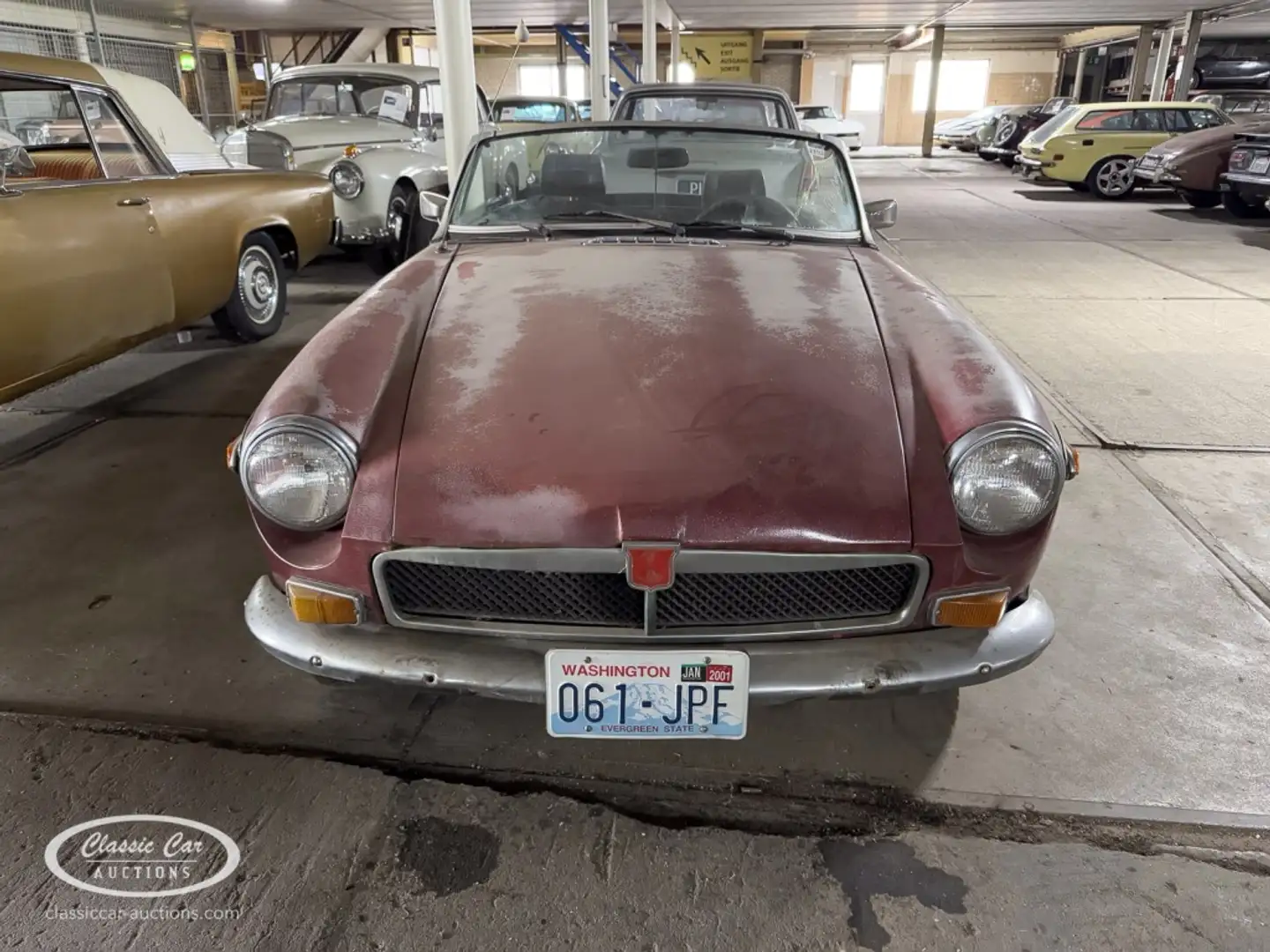 MG MGB Convertible   - ONLINE AUCTION Червоний - 2