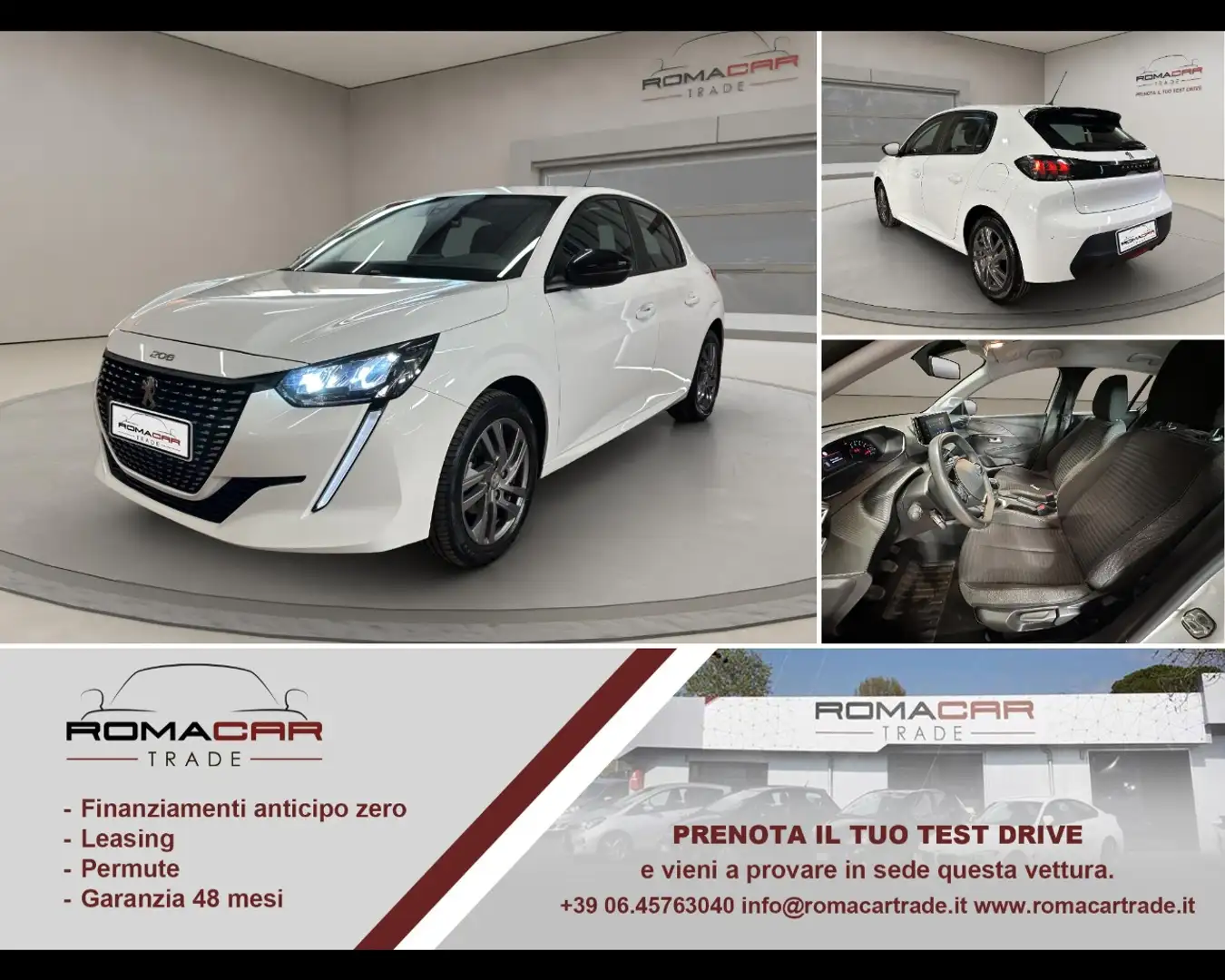 Peugeot 208 2ª serie - 208 PureTech 75 Stop&Start 5 porte Allu Weiß - 1