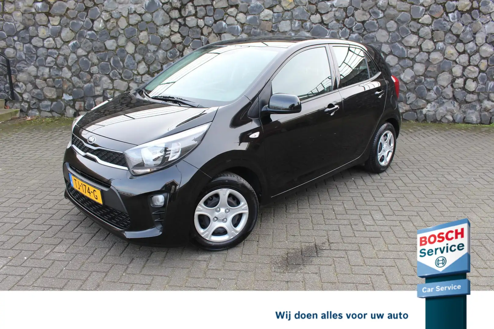 Kia Picanto 1.0 CVVT EconomyPlusLine blue tooth audio airco Noir - 1