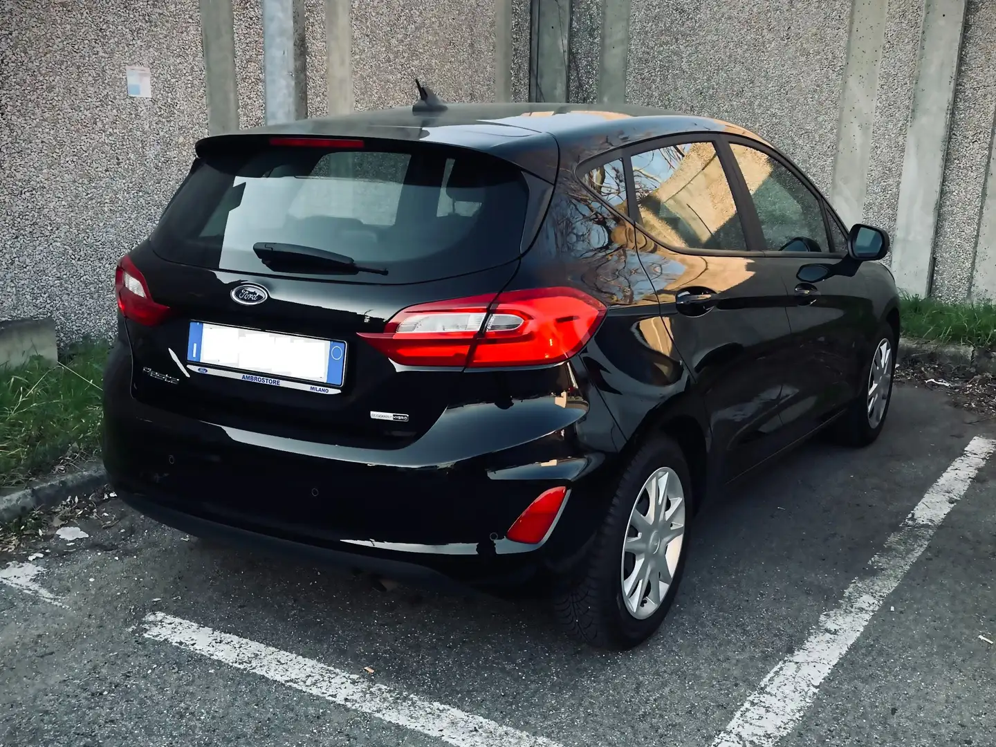 Ford Fiesta Fiesta serie 7 5p 1.0 ecoboost hybrid Connect Nero - 1