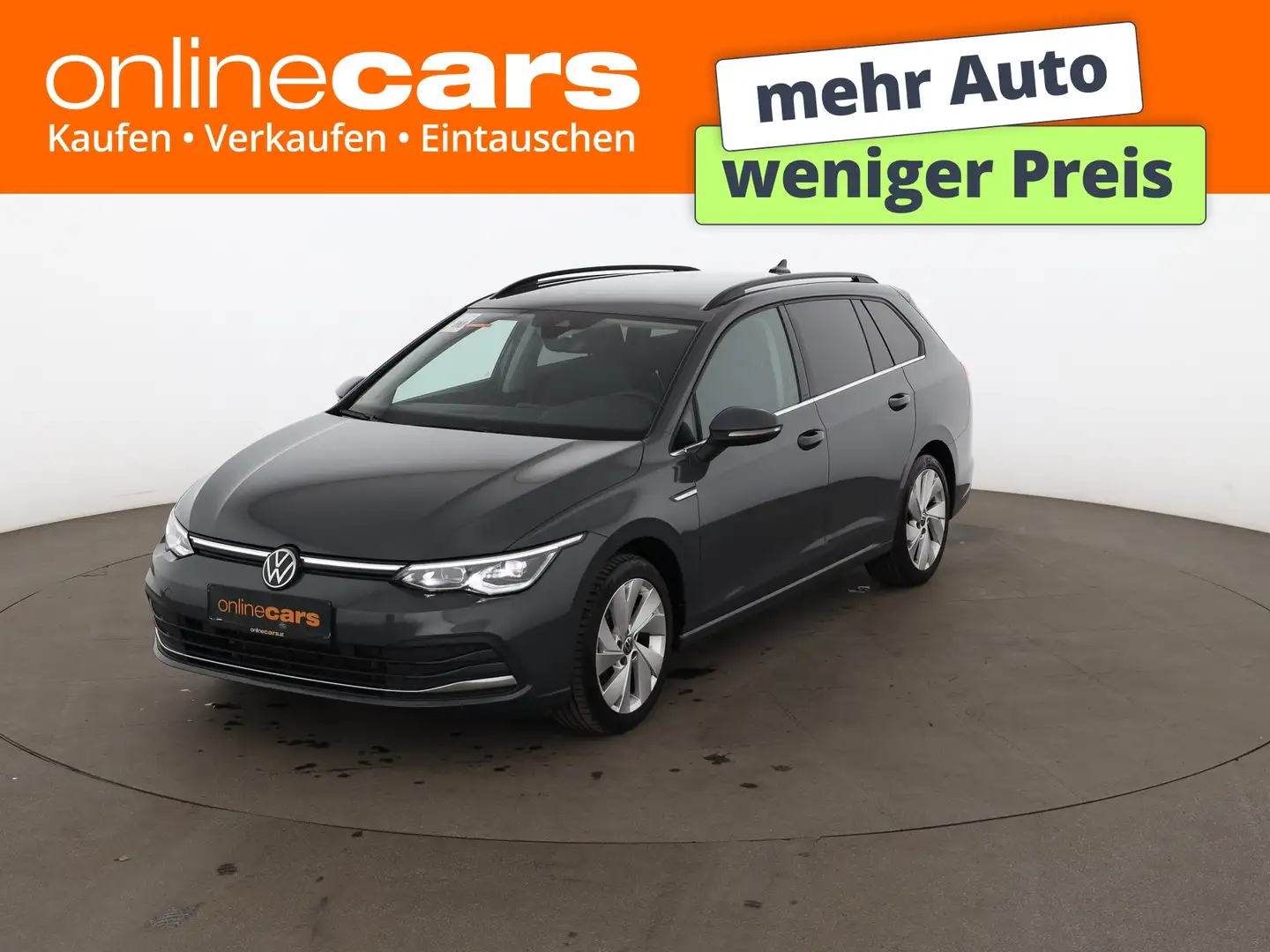 Volkswagen Golf Variant Golf VIII Variant 2.0 TDI Style Aut LED AHK RADAR Grau - 1