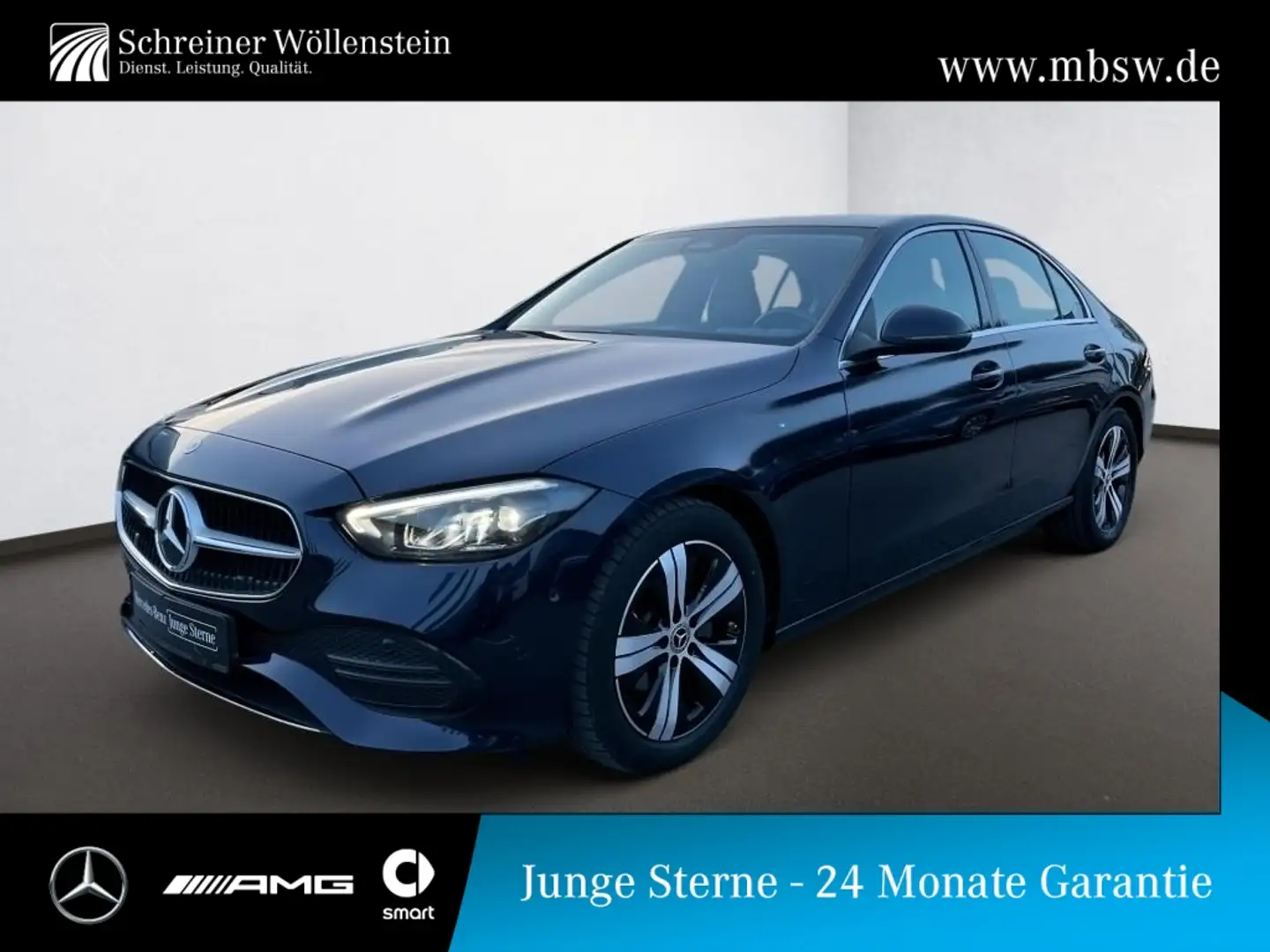 Mercedes-Benz C 180 Avantgarde*MBUX*AR*RKam*LED*CarPlay*Ambi+* Blau - 1