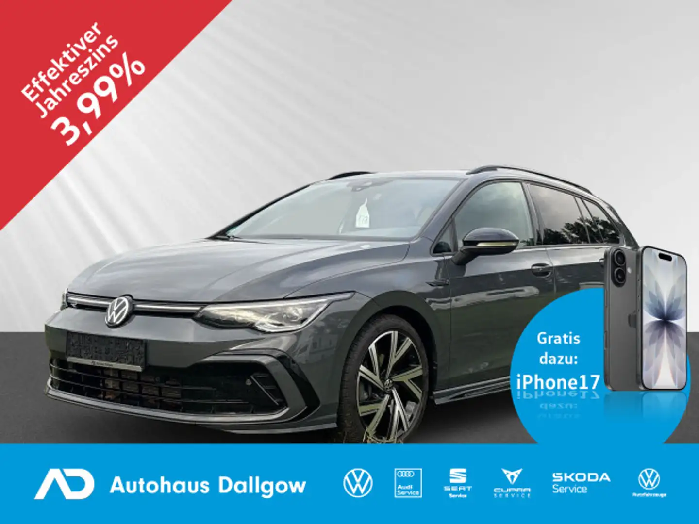 Volkswagen Golf Variant R-Line Grigio - 1