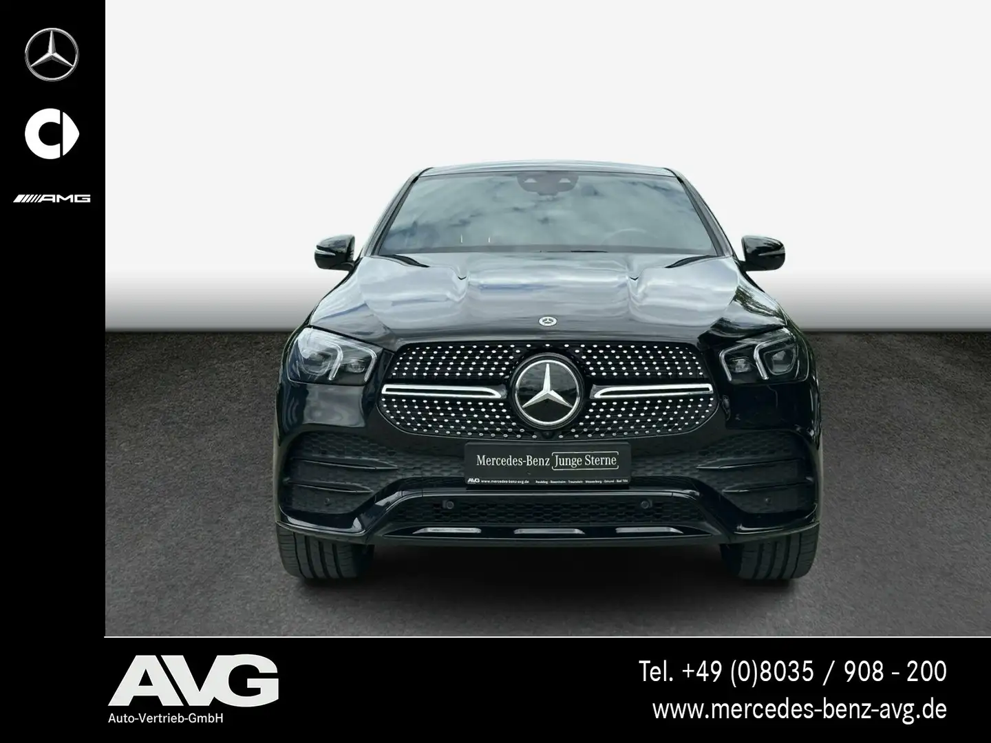 Mercedes-Benz GLE 400 GLE 400 d 4M Coupé AMG Pano 360° Burmester 9G Noir - 2