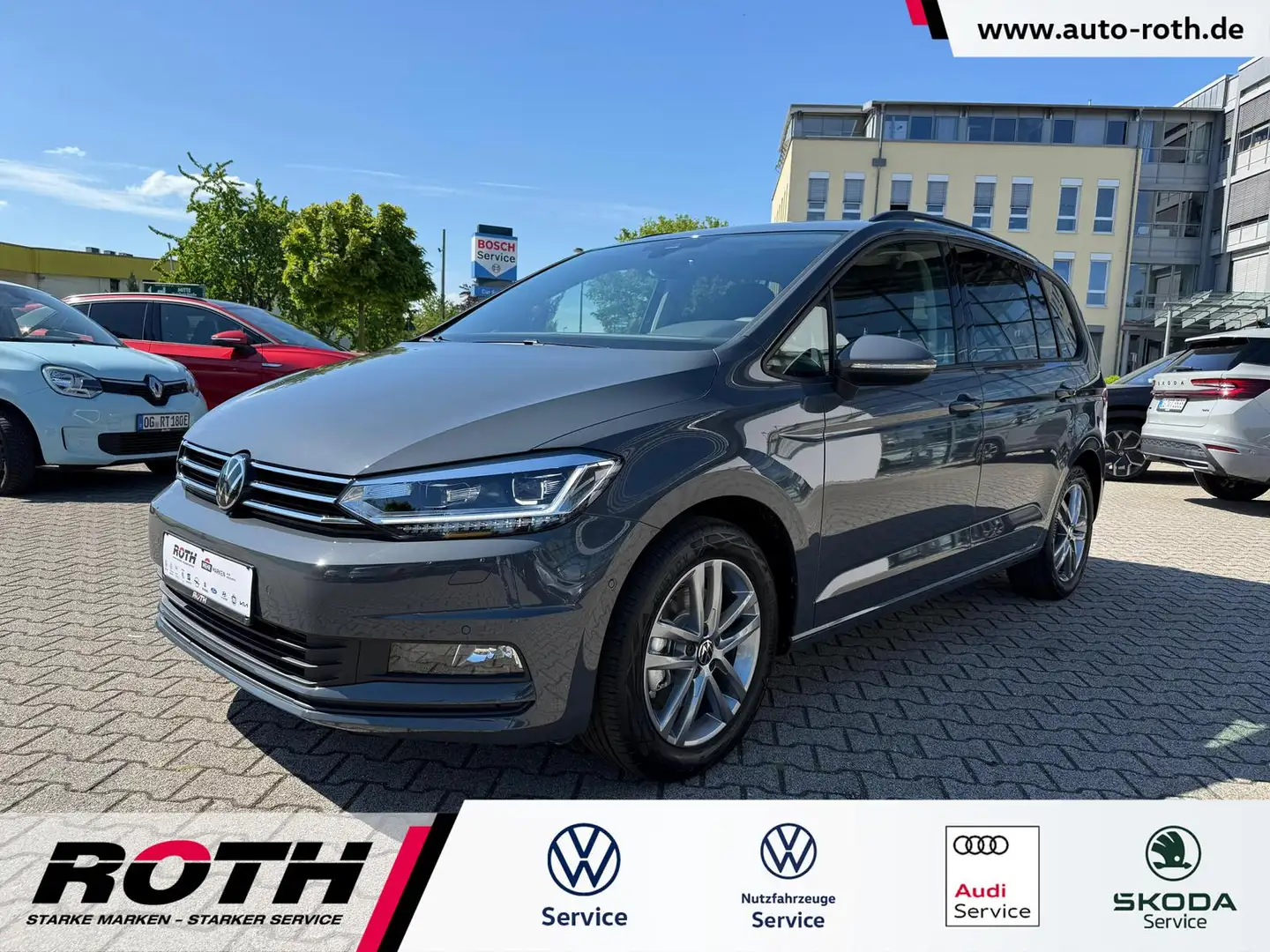 Volkswagen Touran 1.5 TSI DSG Navi*LED*Kamera*ACC*AHK*Alu* Grau - 1