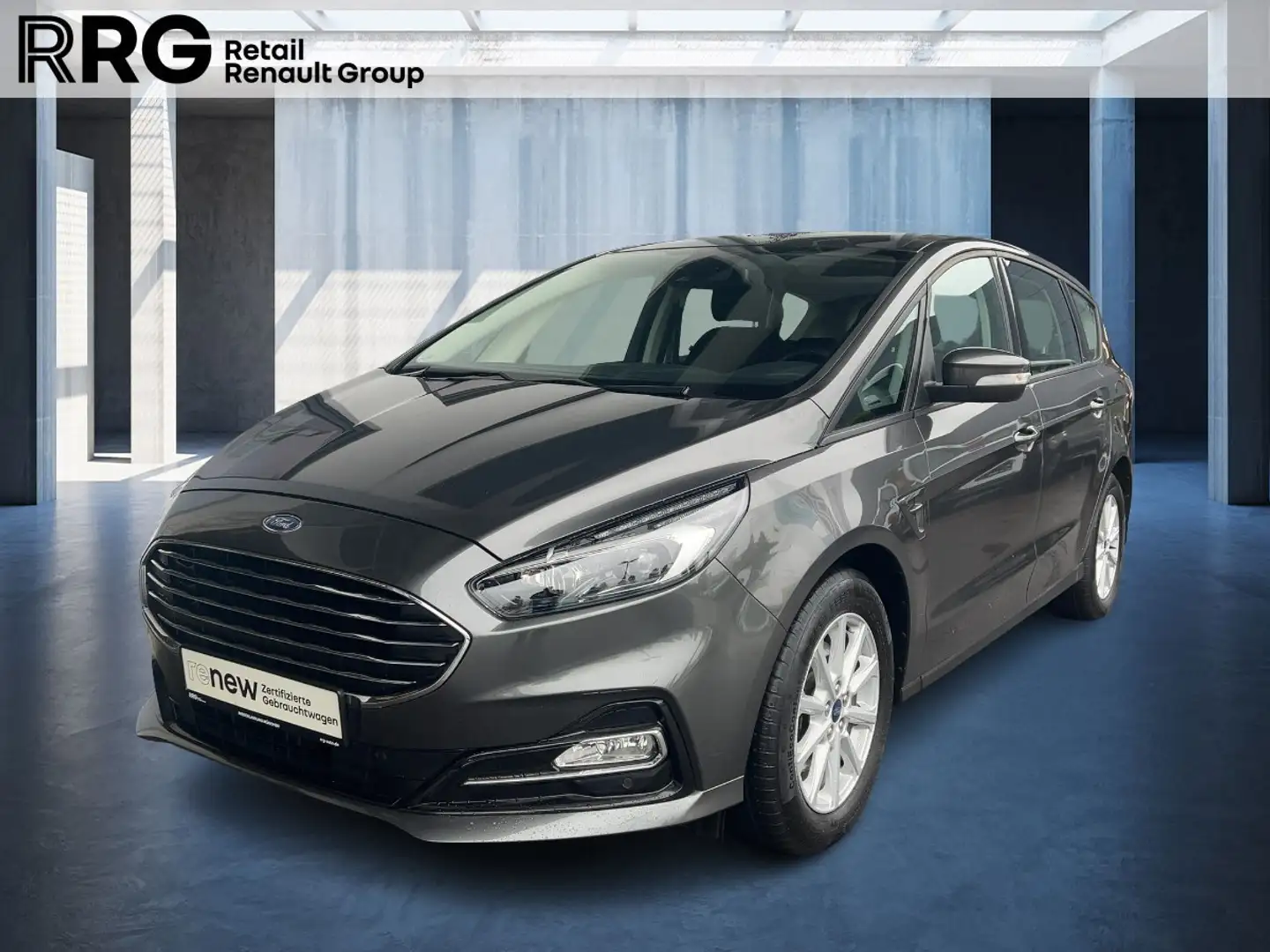 Ford S-Max 2.0 EcoBlue Grau - 1