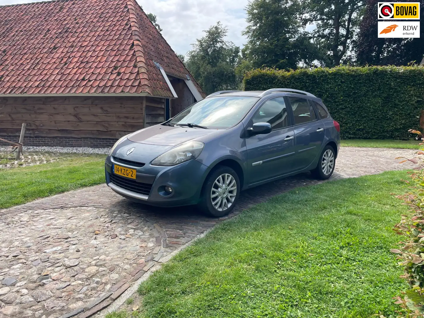 Renault Clio Estate 1.2 TCE Dynamique-Airco-LMV-Trekhaak- Blauw - 1