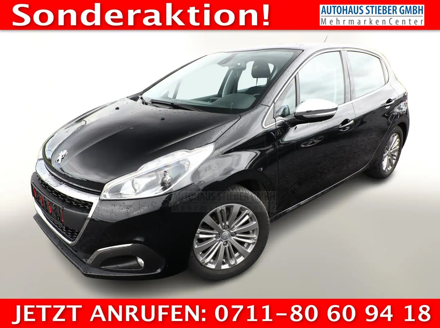 Peugeot 208 Allure 1.2 PureTech 110 Aut. Nav SHZ PDC 16Z 81... Schwarz - 1