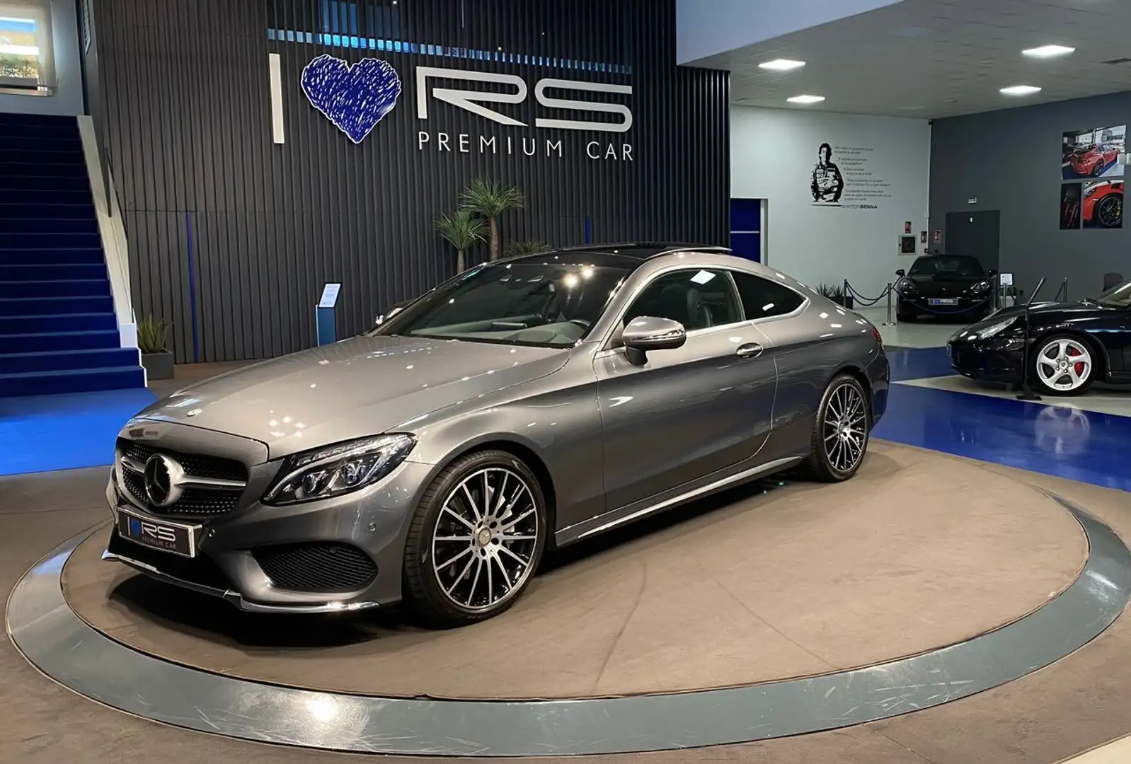 Mercedes-Benz C 300 Coupé 7G Plus Gris - 2