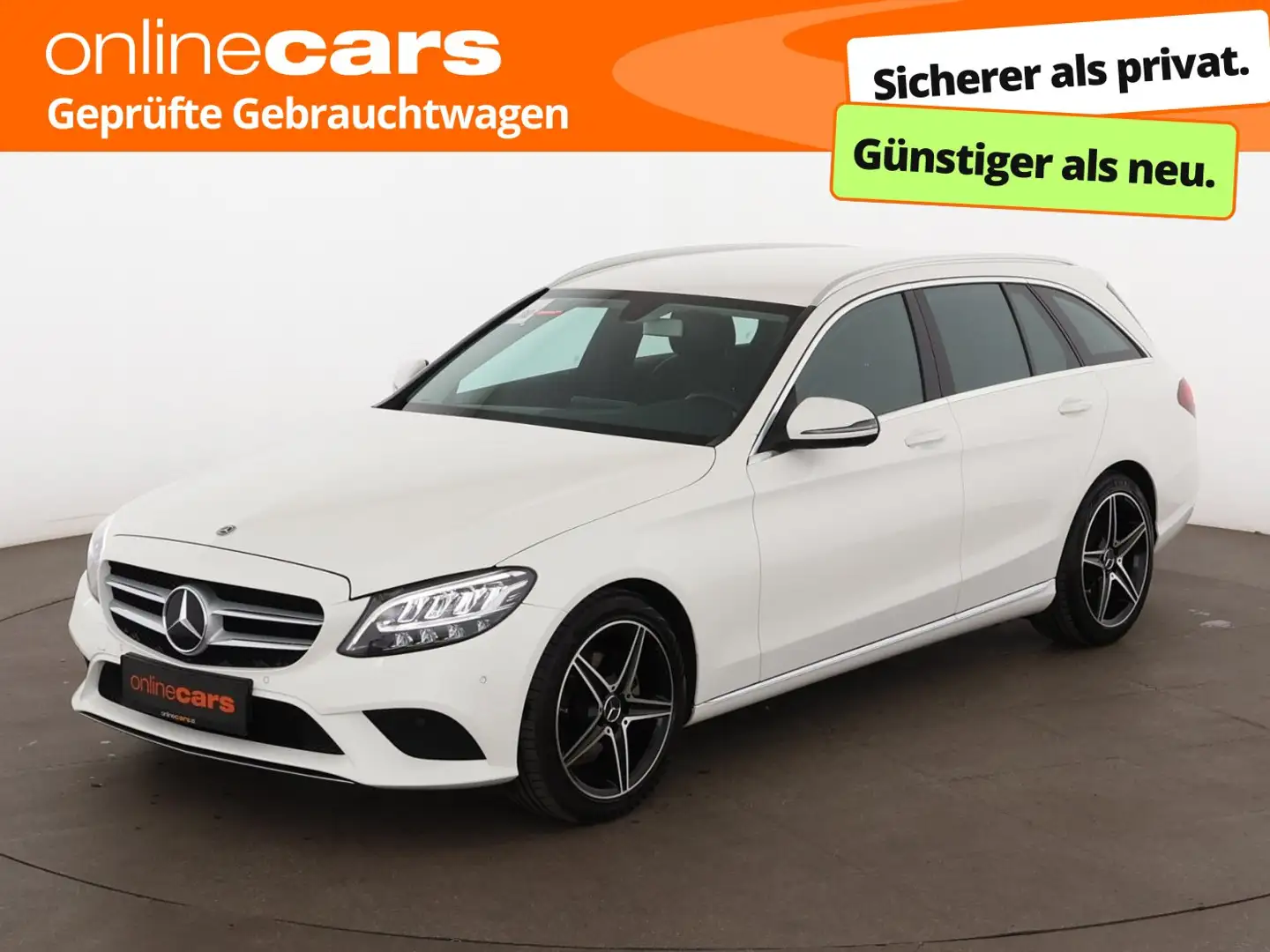 Mercedes-Benz 220 C d Avantgarde Aut LED AHK RADAR BURMESTER Weiß - 1