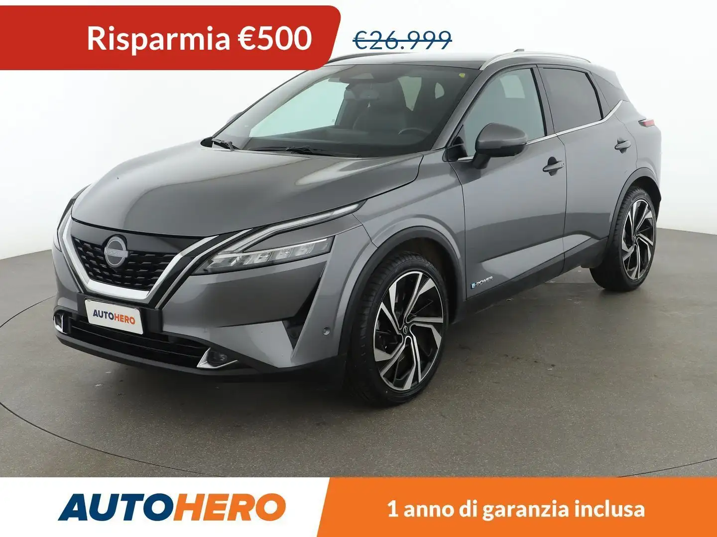 Nissan Qashqai 1.5 VC-T e-POWER Tekna+ Grigio - 1