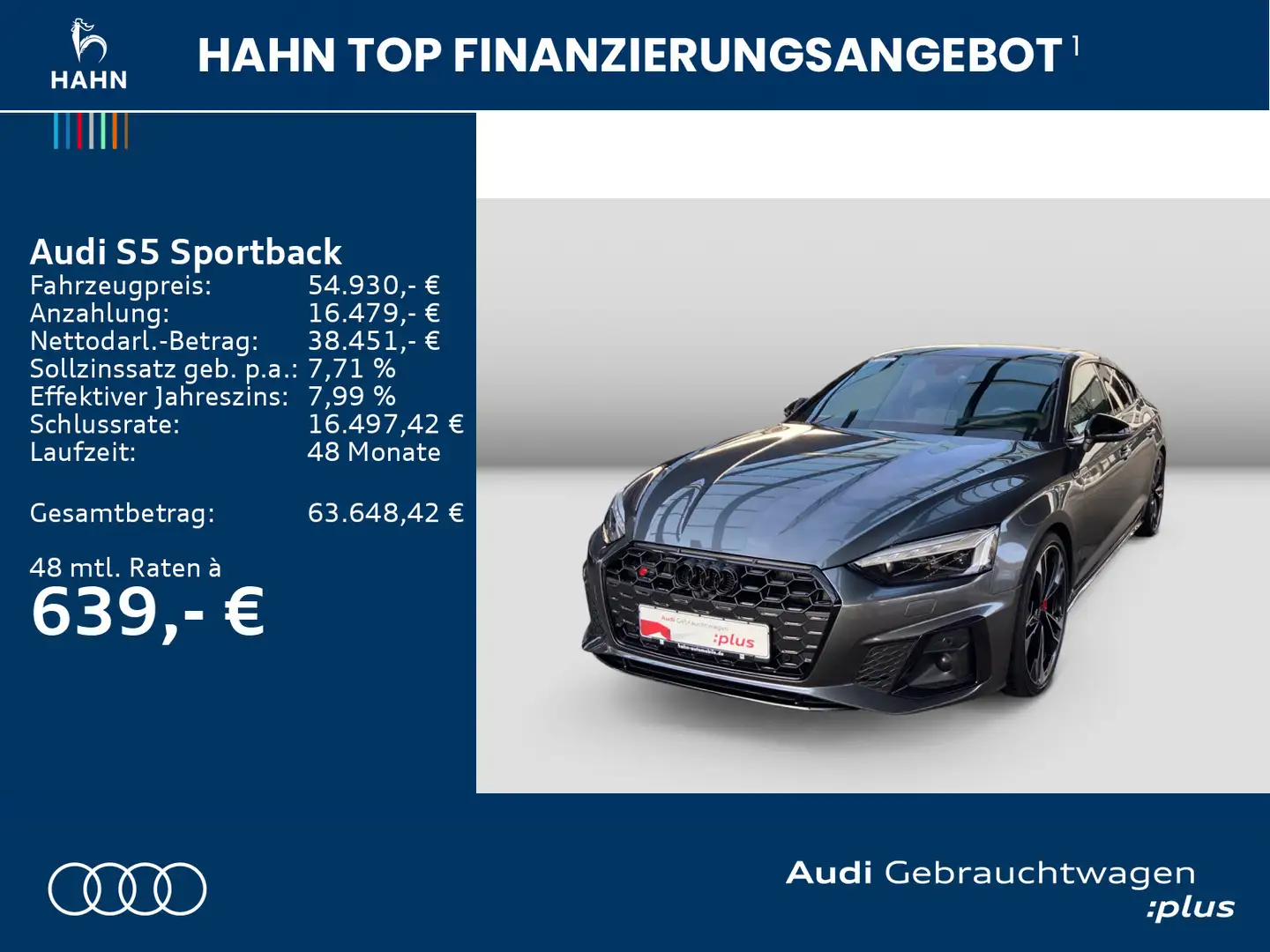 Audi S5 TDI quattro Tiptrc HUD Matrix Pano Grau - 2