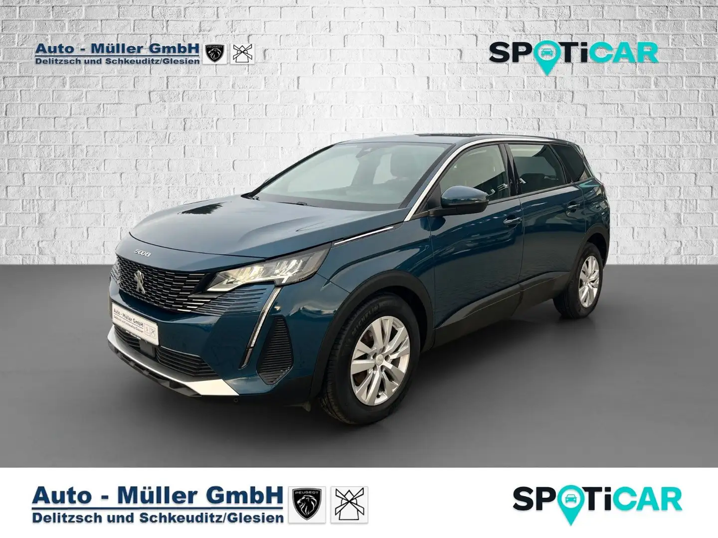 Peugeot 5008 130 PureTech Active Pack/Navi/7Sitze Blau - 1