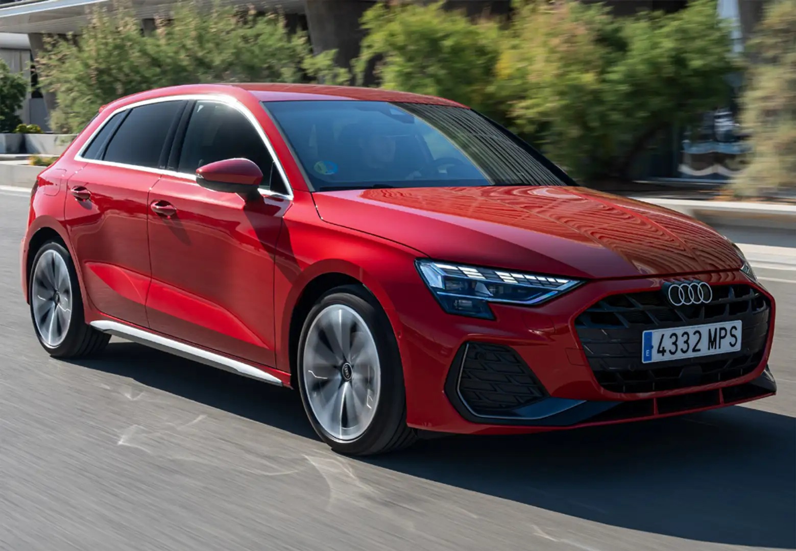 Audi A3 Sportback TFSI e S line S tronic 150kW Gris - 2
