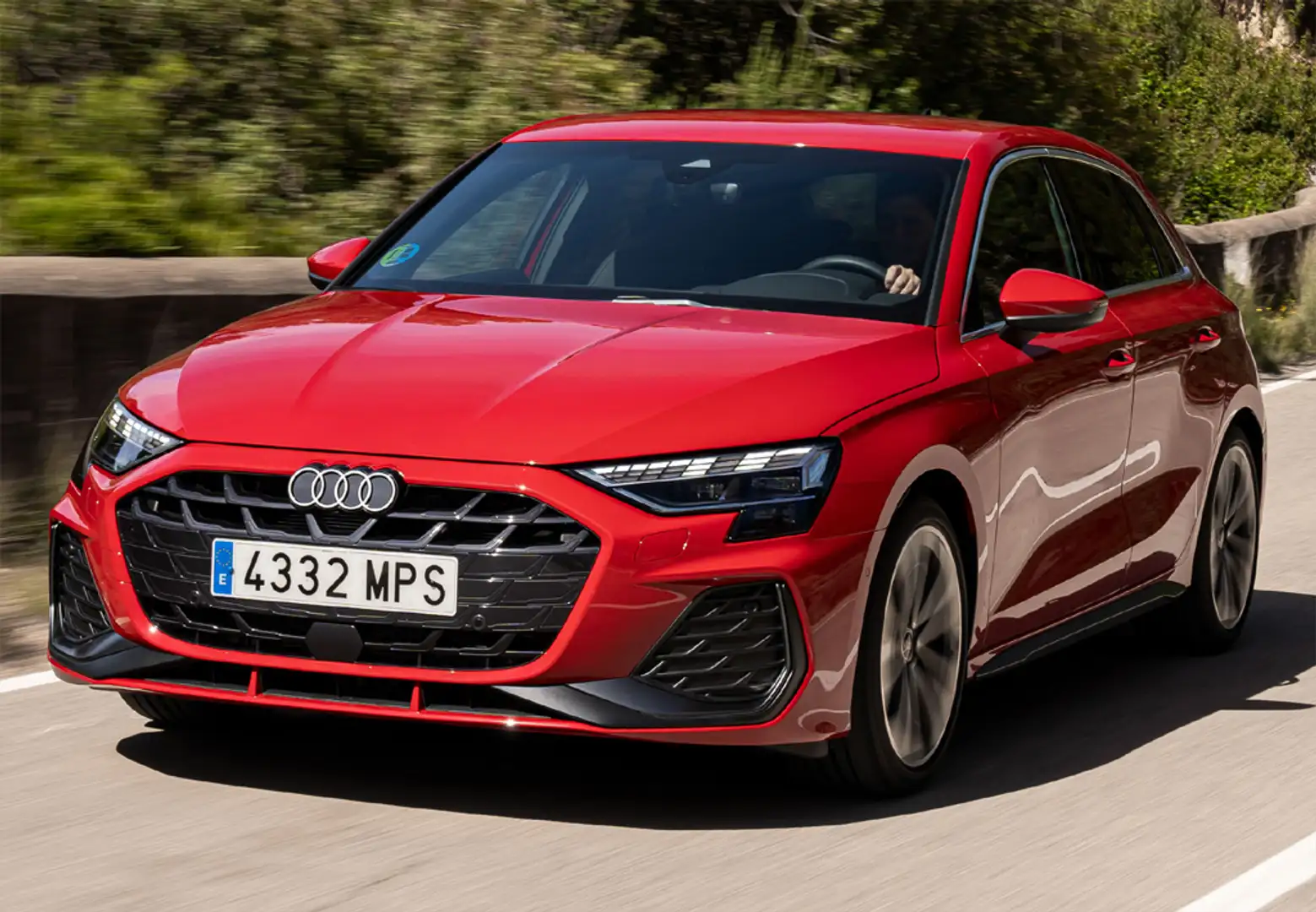 Audi A3 Sportback TFSI e S line S tronic 150kW Gris - 1