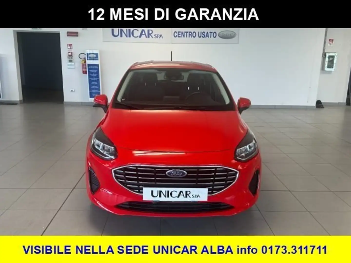 Ford Fiesta 1.100 BENZINA/GPL 75 CV TITANIUM Rosso - 2