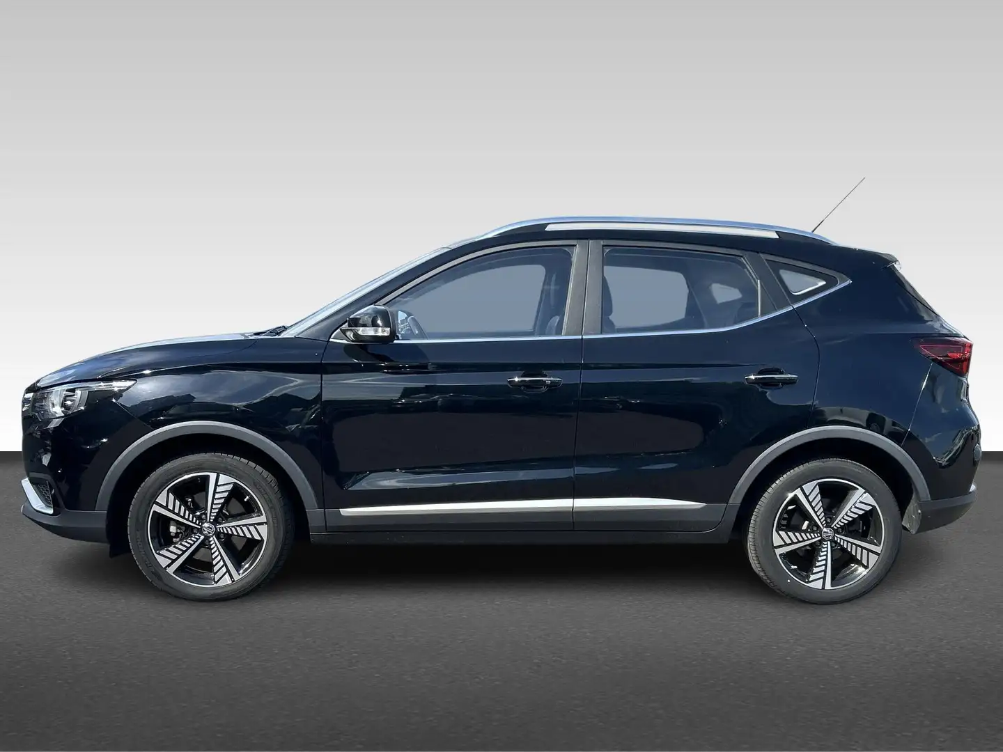 MG ZS Ev 45KWH ELECTRIC 143PK LUXURY NAVI LEDER PANODAK Zwart - 2