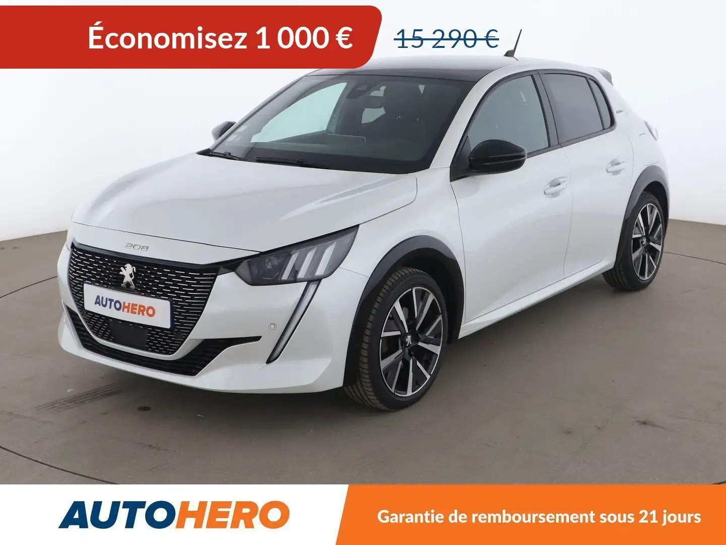 Peugeot 208 1.2 PureTech GT Line EAT8 Blanc - 1