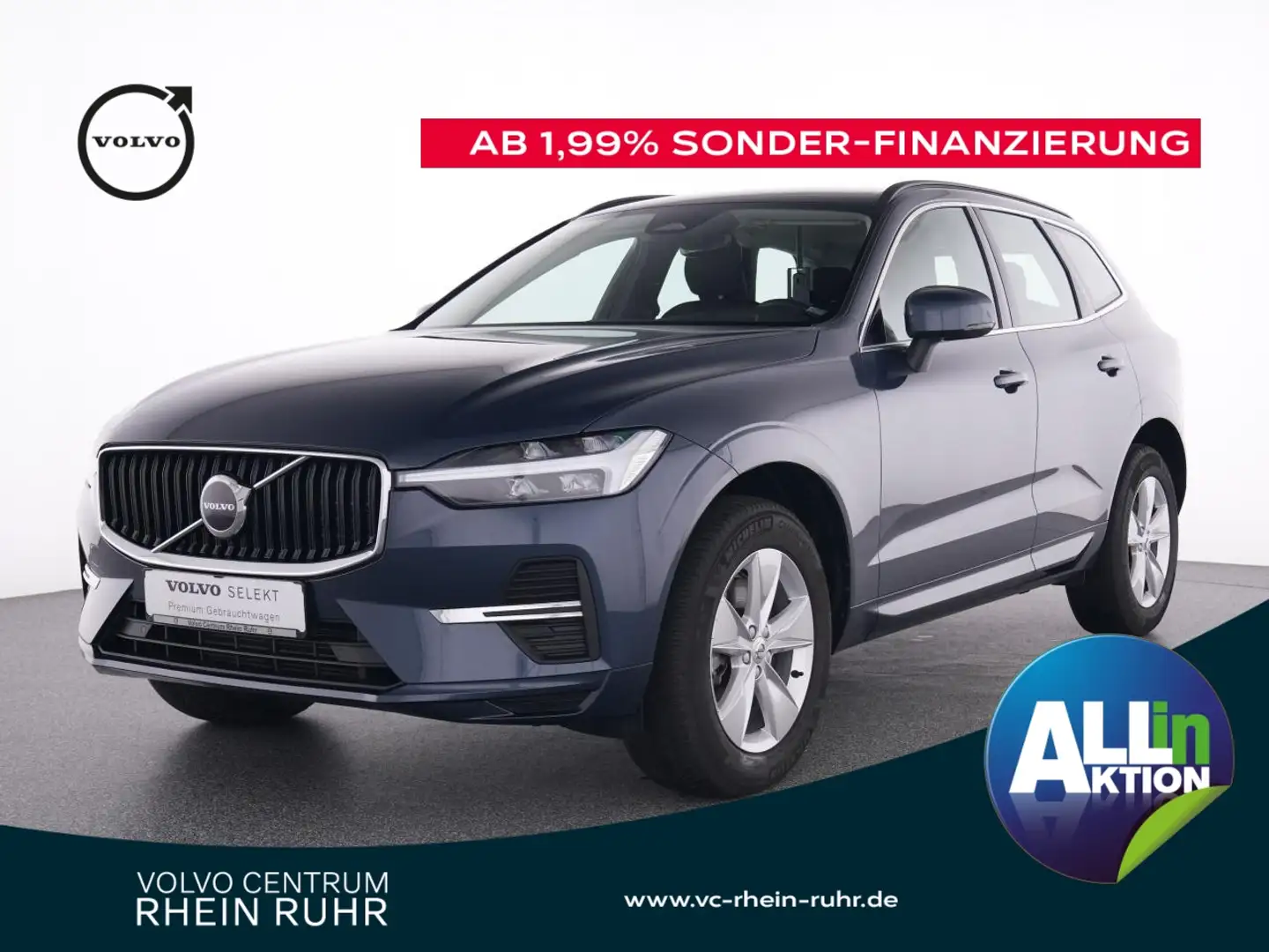 Volvo XC60 B4 D Core +GOOGLE+RÜCKFAHRKAM+LED+KEYLESS+ Bleu - 1