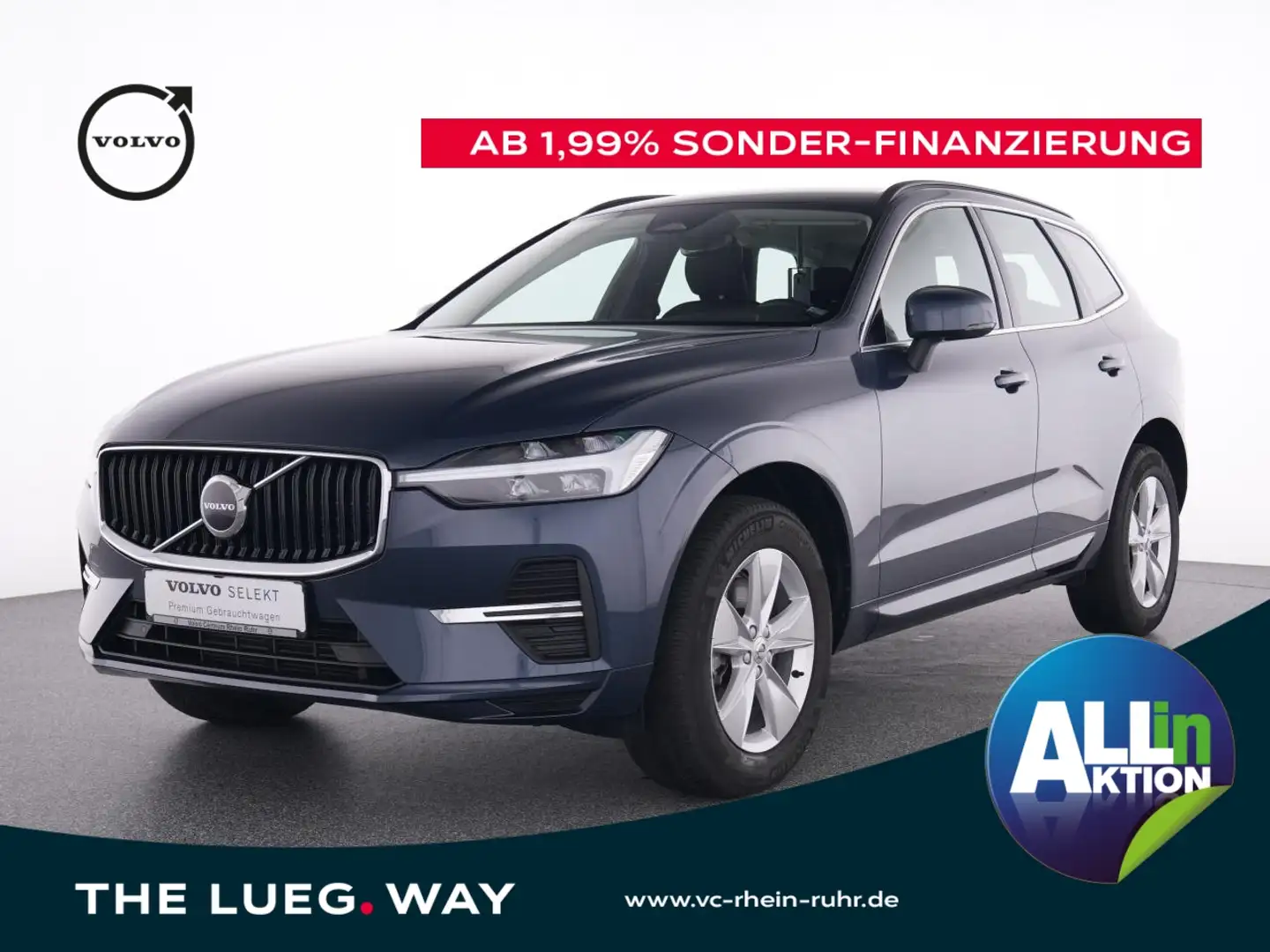 Volvo XC60 B4 D Core +GOOGLE+RÜCKFAHRKAM+LED+KEYLESS+ Bleu - 1
