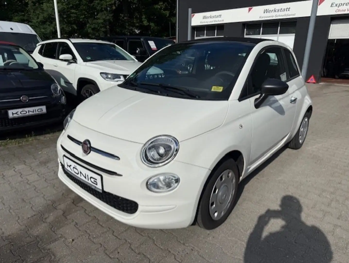 Fiat 500C Cabrio 1.0 Klima & Sound Weiß - 1