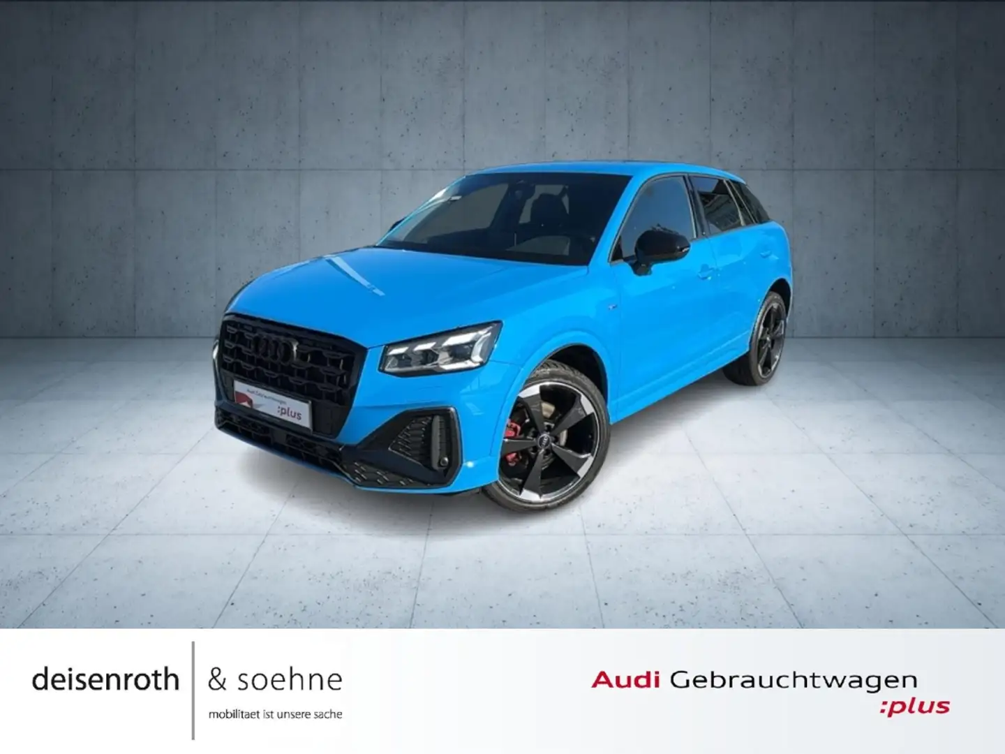 Audi Q2 S line 35 TFSI S-tronic Matrix/19''/sonos/Nav/ASI/ Azul - 1