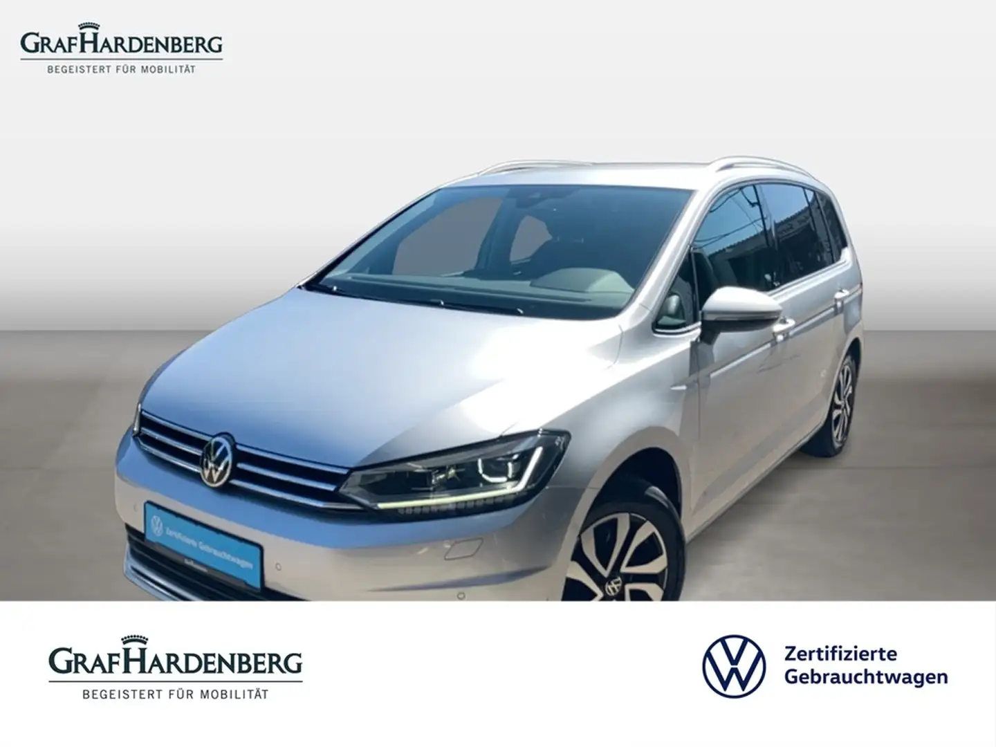 Volkswagen Touran Active 2.0 TDI DSG Navi AHK LED ACC Argent - 1