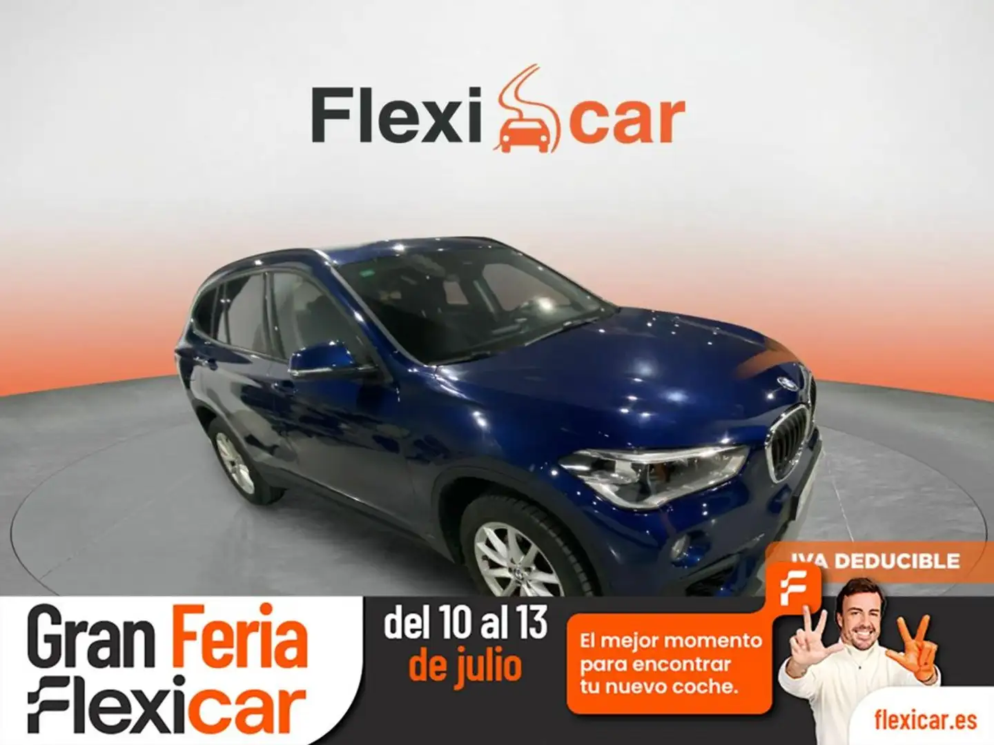 BMW X1 sDrive 18d Bleu - 1