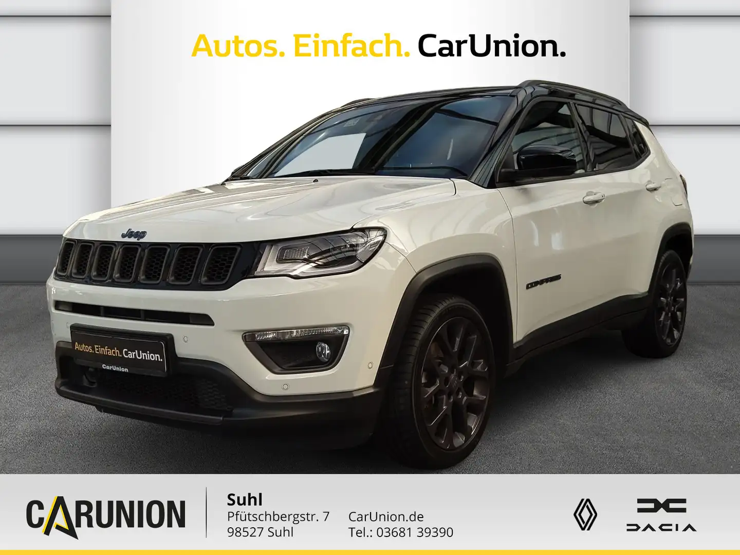 Jeep Compass S 4xe Plug-in Hybrid ~Park+Winter Paket~ Weiß - 1